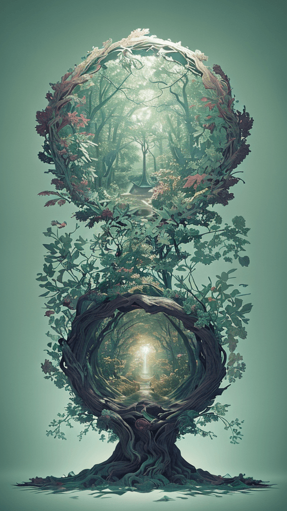 AI generated: Album cover or standalone art piece
Complex nature and shadow work
Masterful control of light diffus...