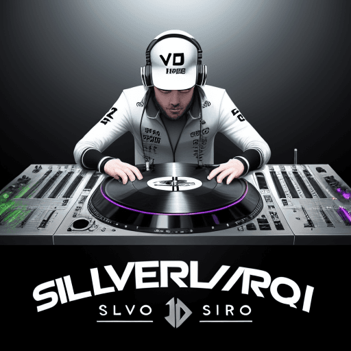 AI generated: high resolution logo for a dj. The Dj name is Silvero. 
