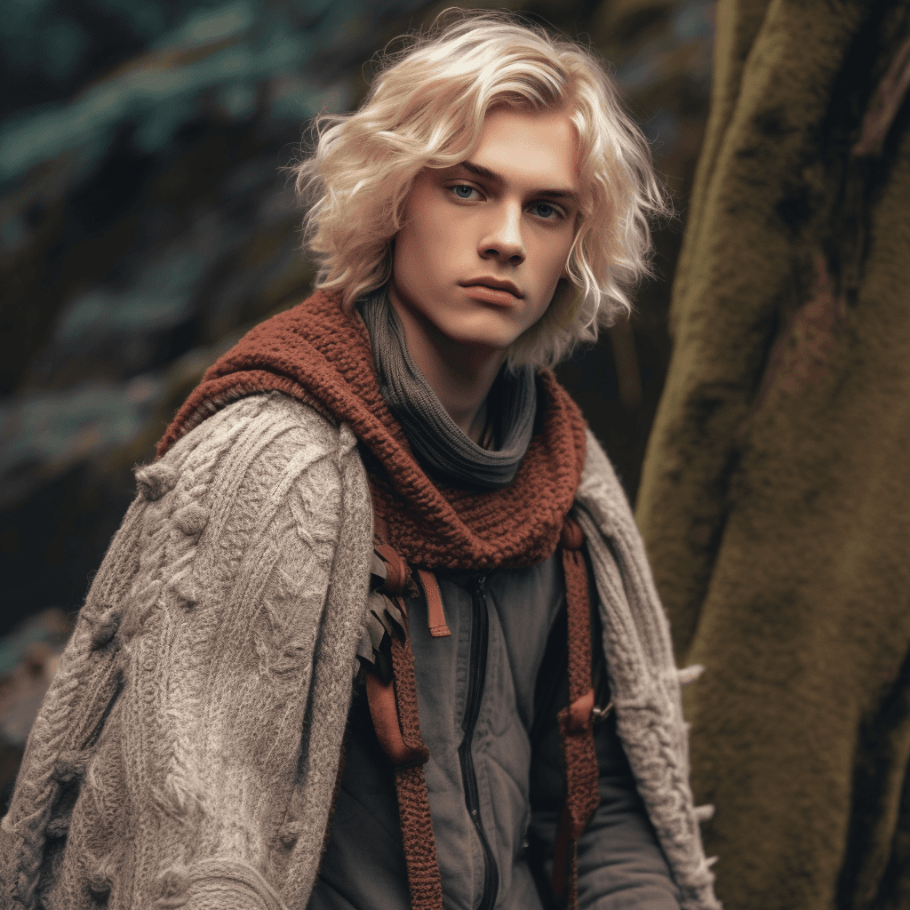 AI generated: photography taken by canon eos r5, stunning fullbody d&d character art, Celtic male, 21 years old, S...