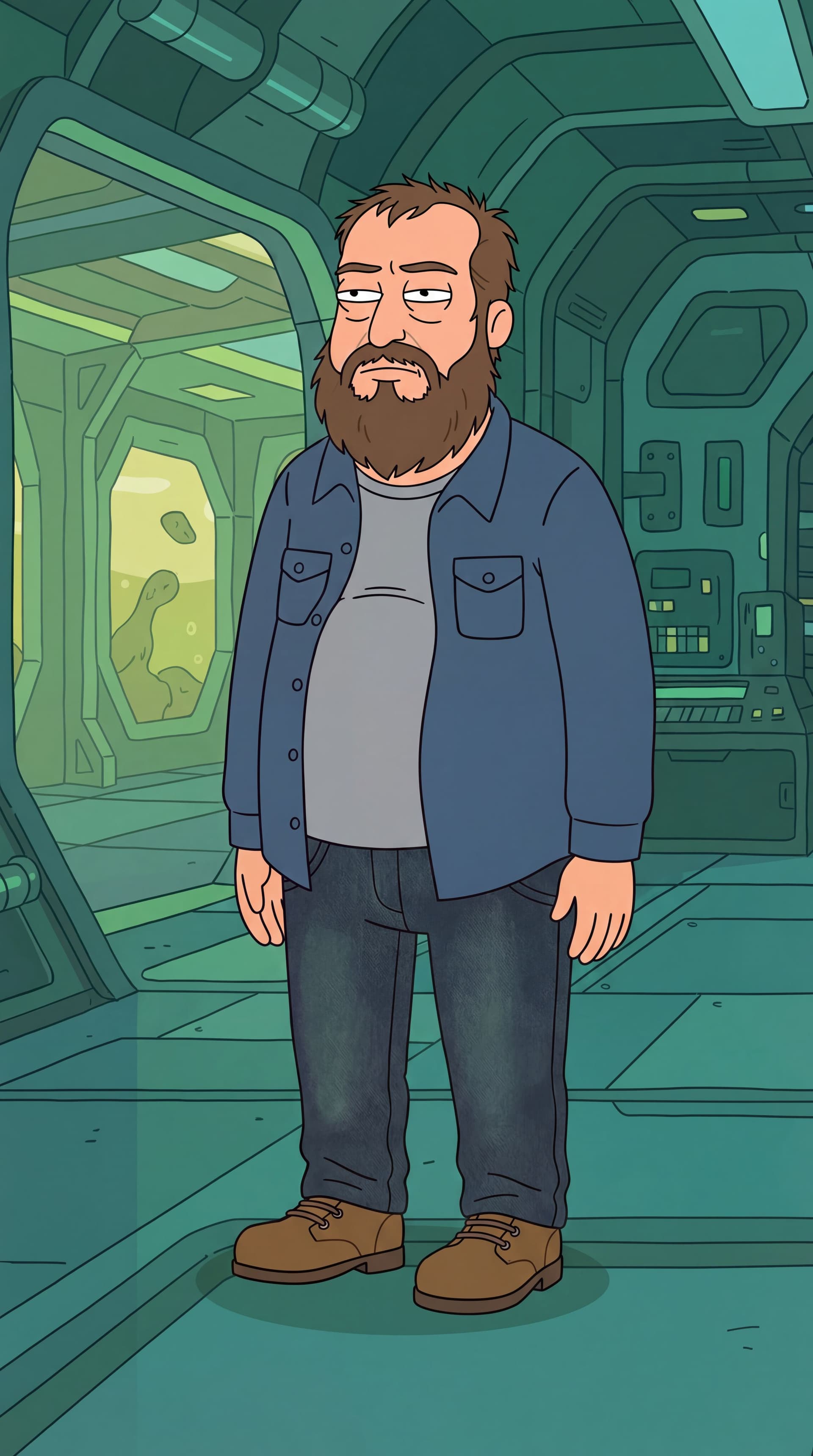AI generated: make the legs shorter.