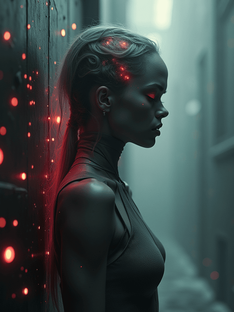 AI generated: hearing the desolation in the heart of songs, I am Tantalus preoccupied by endings, half asleep. (Su...