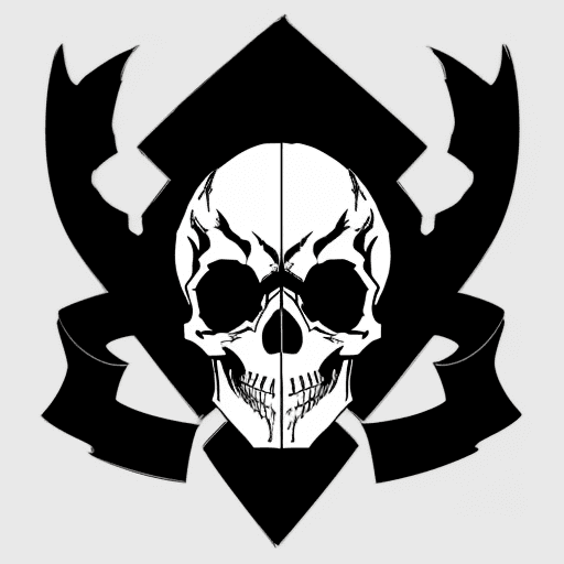 AI generated: High resolution skull logo