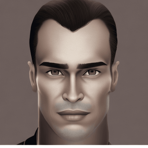 AI generated: A man Face Shape: Oval-shaped face with a defined jawline and balanced chin, extremely high resoluti...