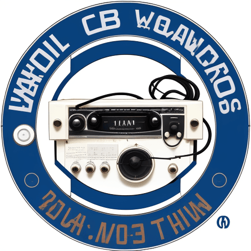 AI generated: An amateur radio logo; radio;