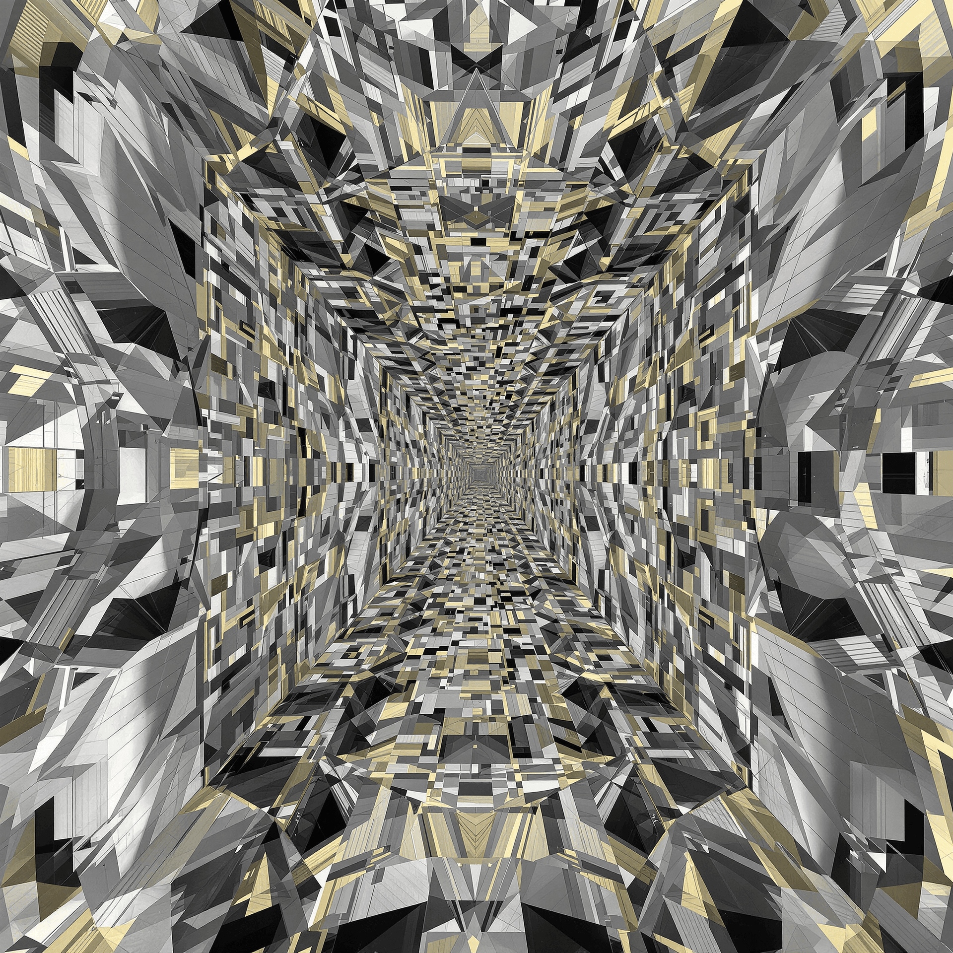 AI generated: An ultra realistic picture containing a smaller offset version of itself within it and this repeats ...