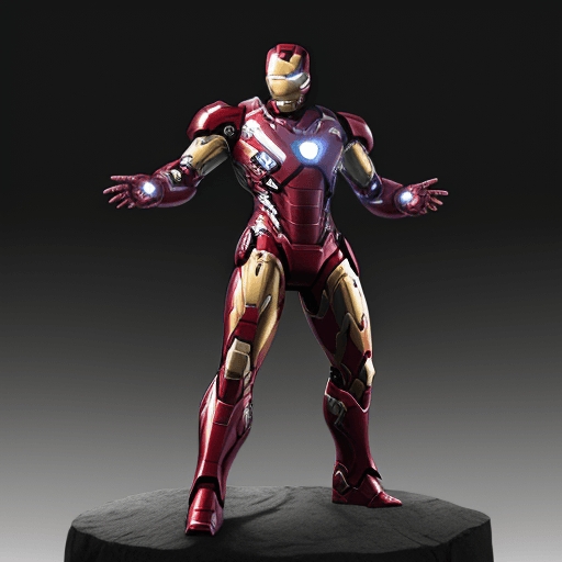 AI generated: iron man ,4k ,exterme details,full body,epic,2:3
face of tony stark ,awesome posing
