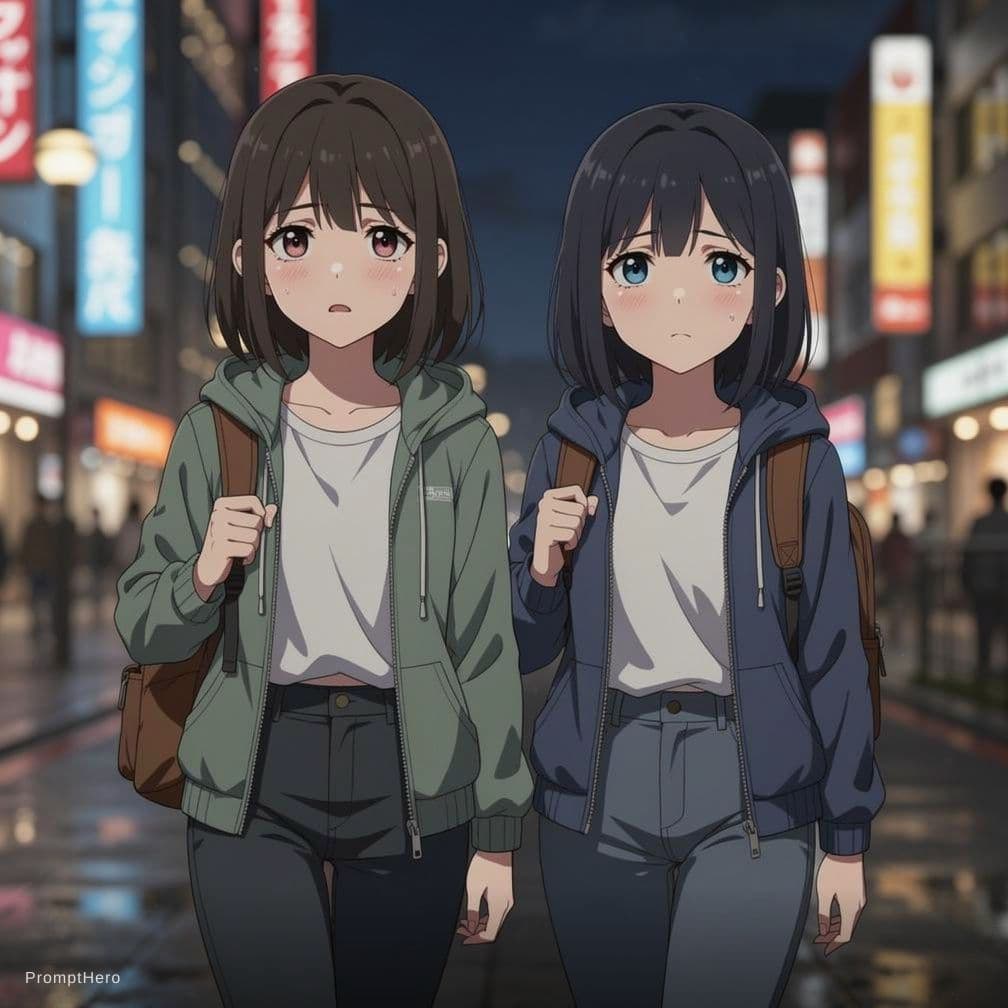 AI generated: score_9, score_8_up, score_7_up, 2girls, tomany girls, source anime, anime screencap, masterpiece, e...