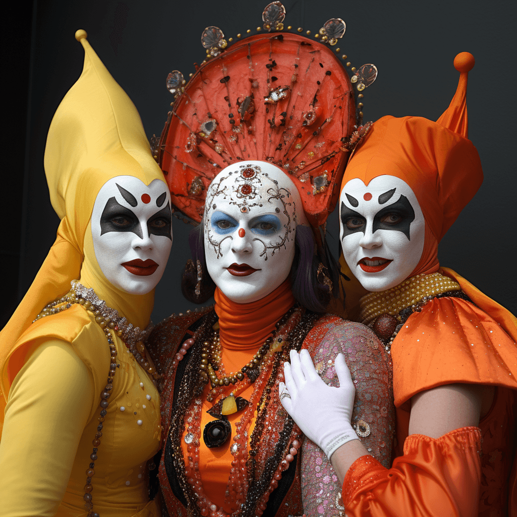 AI generated:  Sisters of Perpetual Indulgence