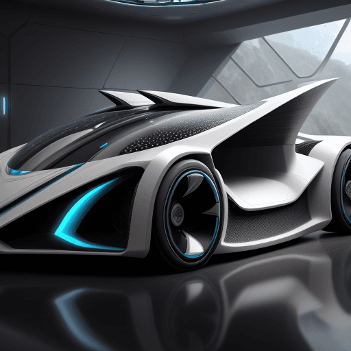 AI generated: Design a futuristic vehicle concept that combines elements of nature, technology, and luxury; 8k, in...