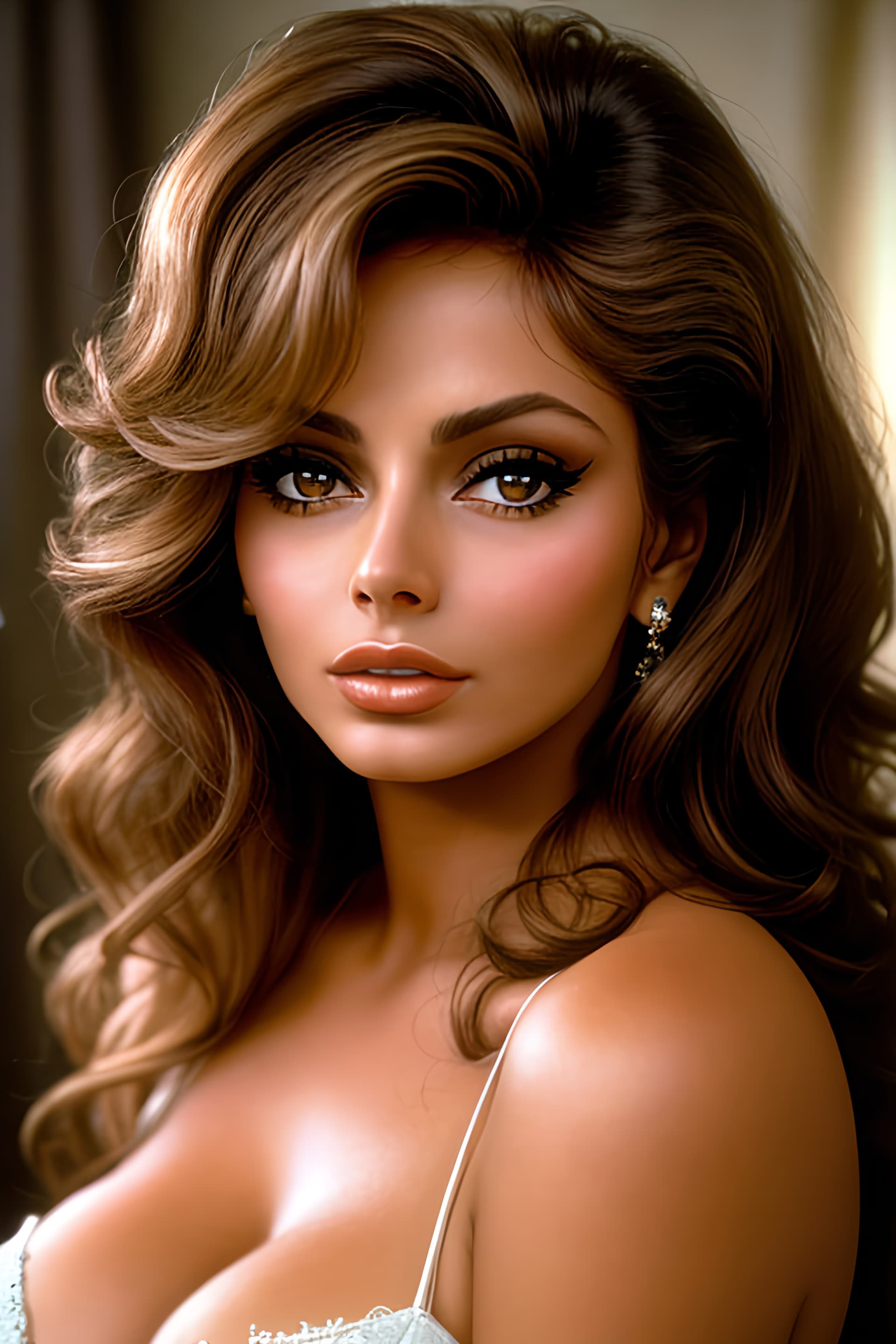 AI generated: A portrait :1.4), anime, ultra-detailed, soft light, natural lighting, cinematic light,(depth of fie...