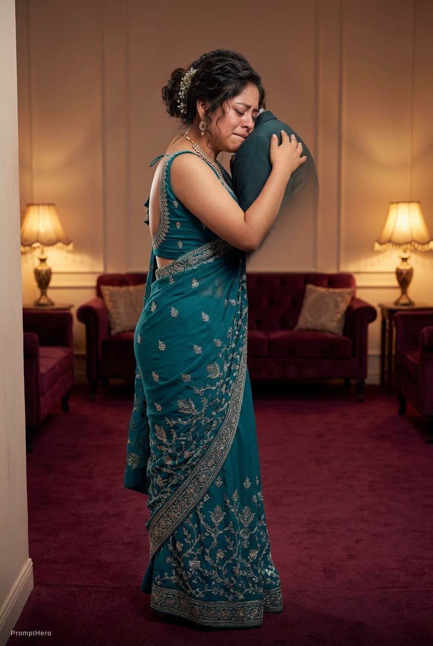 AI generated: Full body view  of most beautiful girl as most beautiful indian realstic girl with plus size FLAT st...
