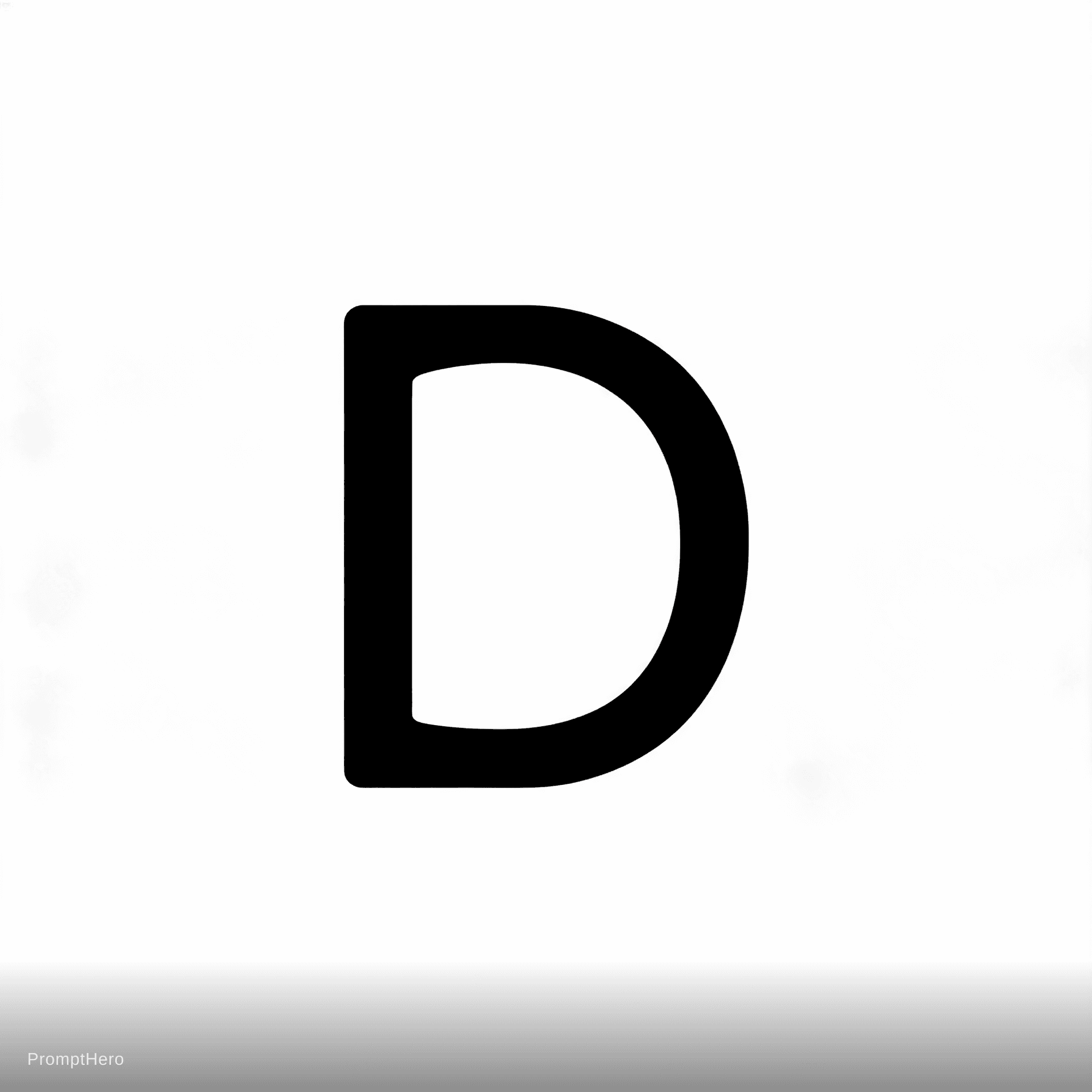 AI generated: D logo for Name Divin