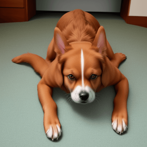 AI generated: doggy position 