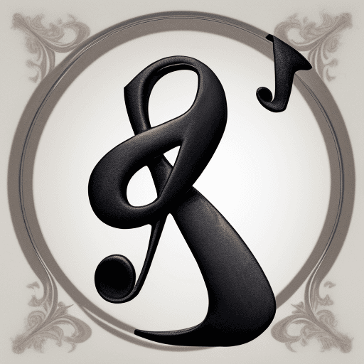 AI generated: alto clef K elegant