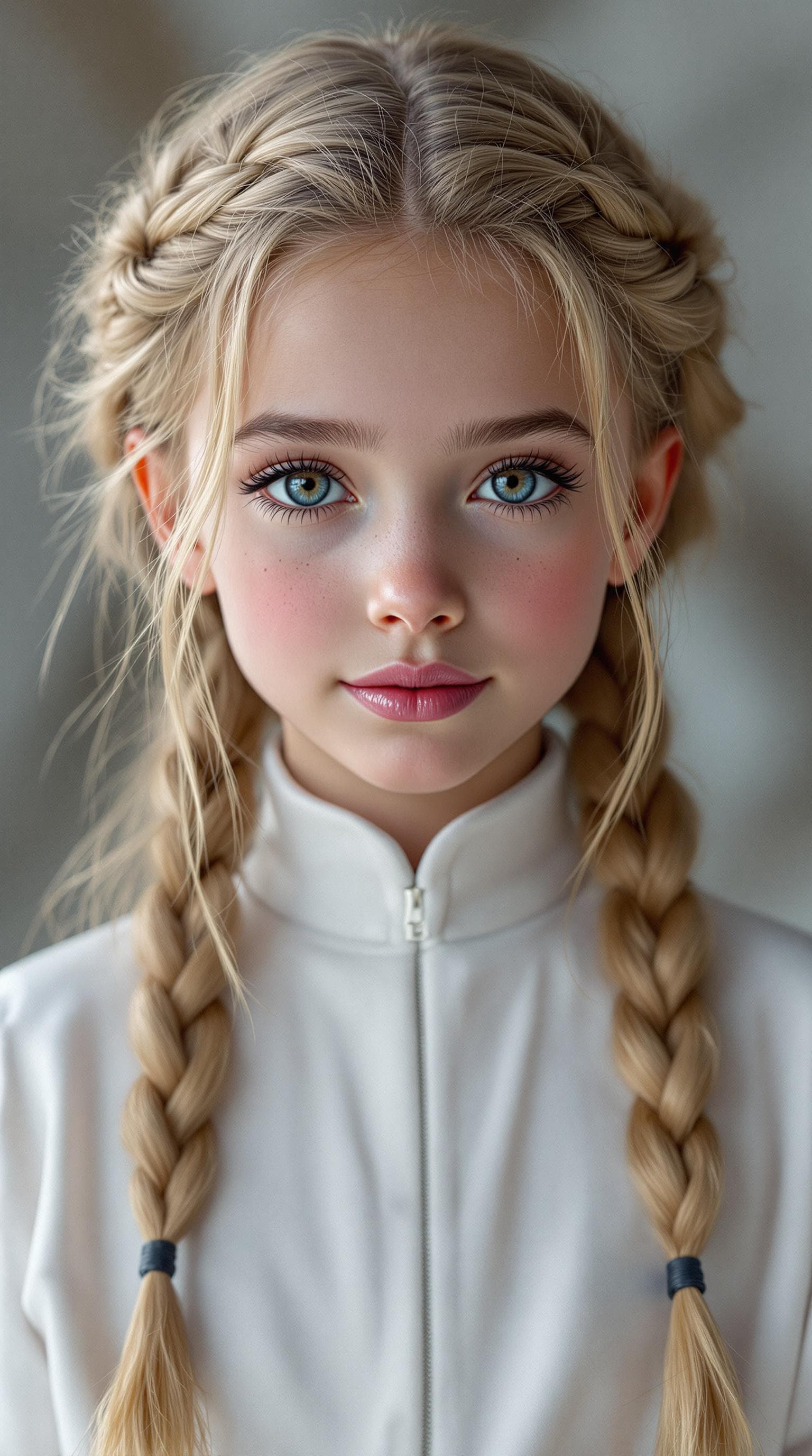 AI generated: djrny-v4 style, score_13, score_28_up, score_37_up, a professional photo of a the beautiful 7 year o...