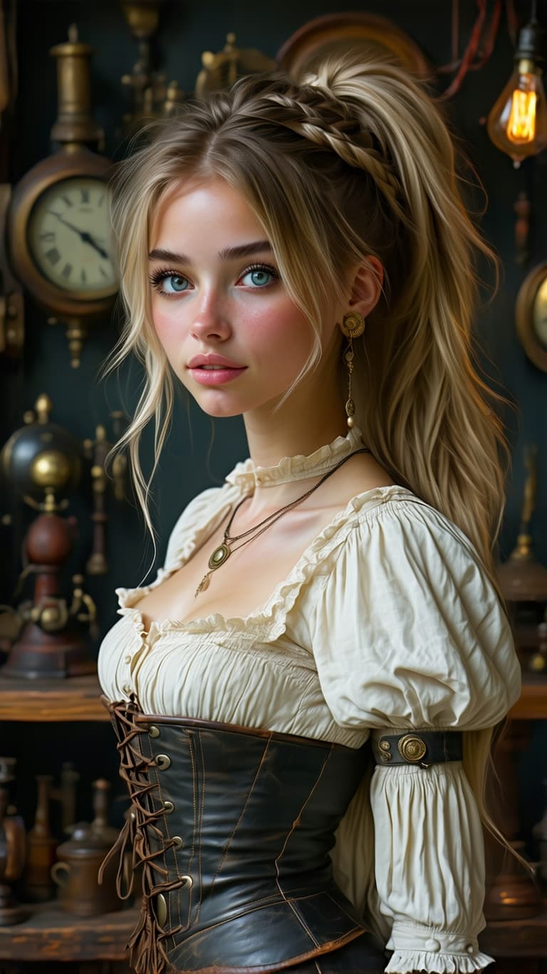 AI generated: A professional photo of the most beautiful 24 year old female in the world, highly detailed and futu...