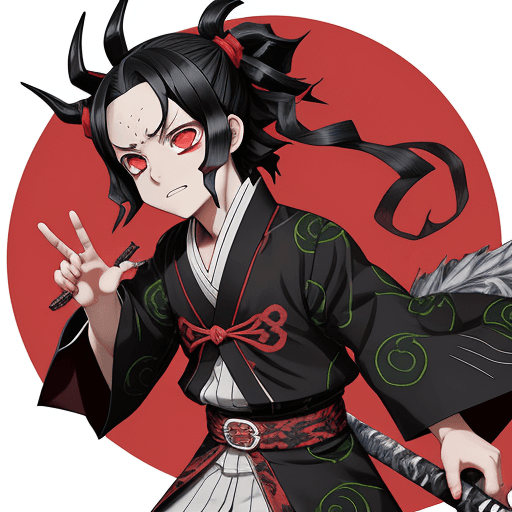 AI generated: demon slayer, kimetsu no yaiba,12k
