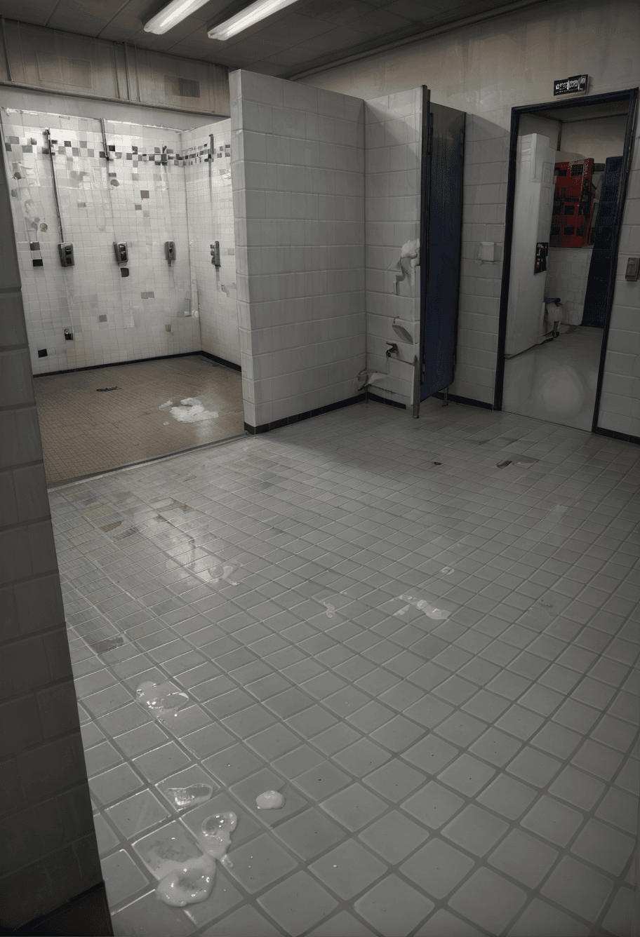 0989 Gym shower room - Image 1