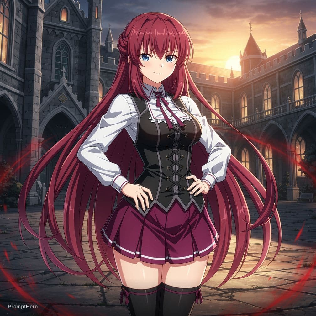 AI generated: futanari rias gremory