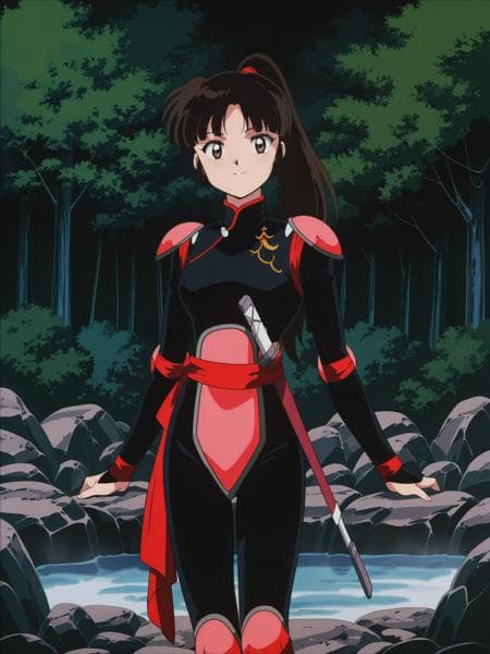 Sango (Inuyasha, 2000s art style) - WIP