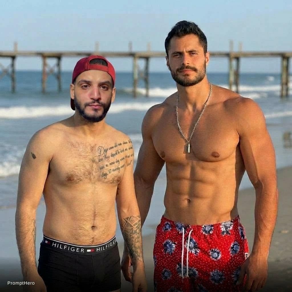 AI generated: Change left side person’s face exactly as uploaded and don’t change anything else 