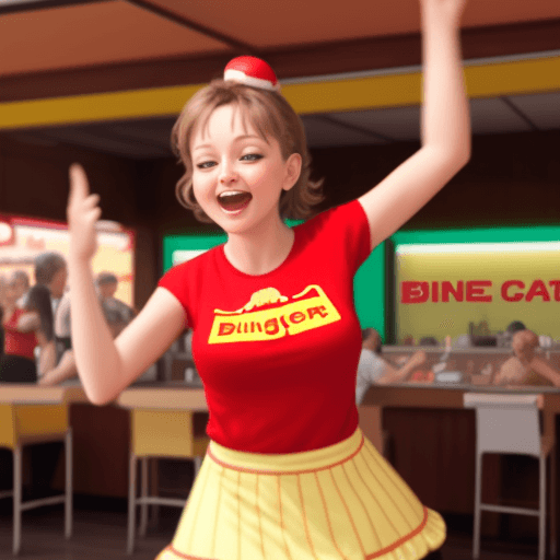 AI generated: Dancingburger