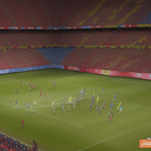 AI generated: “Imagina una imagen que comunique el partido Perú vs Colombia, colocando las banderas de cada país....