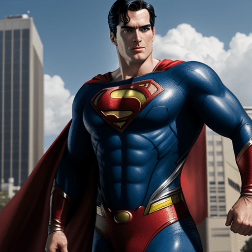 AI generated:   superman arrested by the police, 4 k ultra hd 