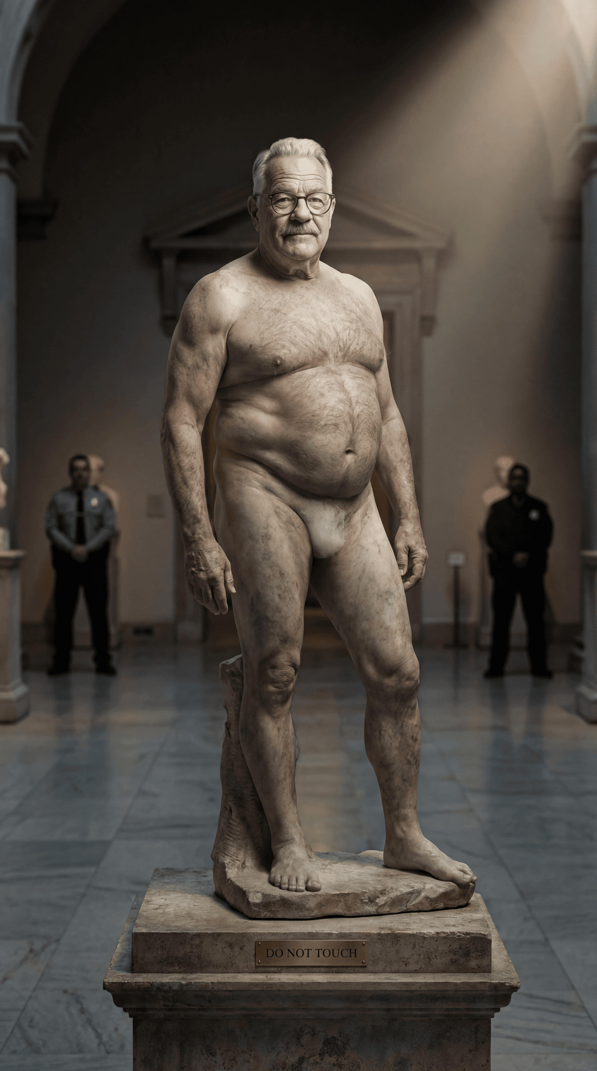 AI generated: ULTRA-REALISTIC FINE ART EDITORIAL PHOTOGRAPHY (vertical, 9:16).
High-end museum campaign aesthetic,...