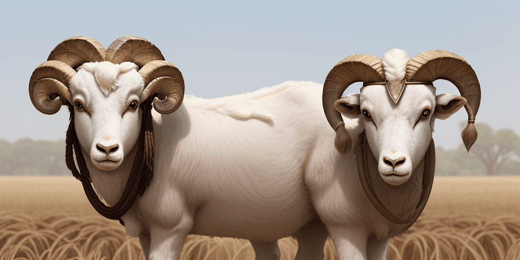 AI generated: Younger Ram working in the fields, sweating under the hot sun. ram is a young male