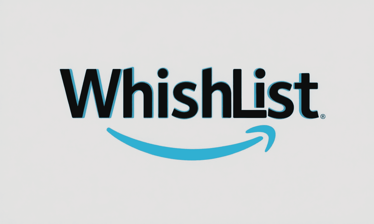 AI generated: Design a modern, professional logo inspired by Amazon’s style. 
Use the word “WhishList” as the main...