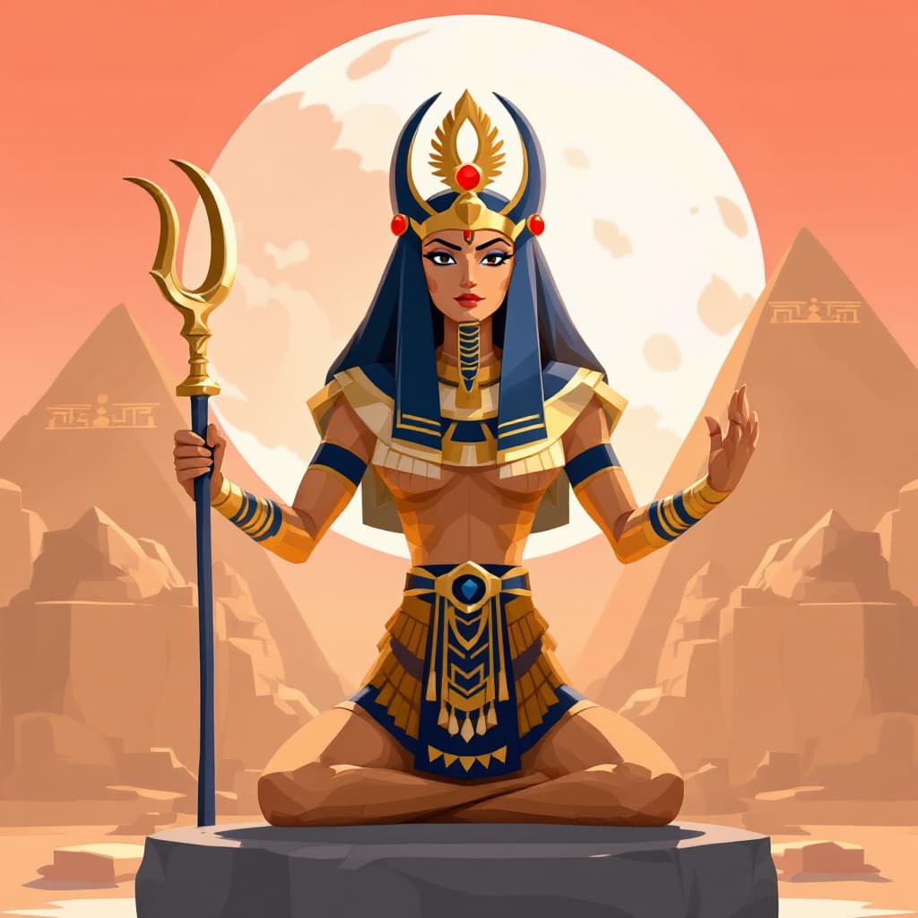 AI generated: Egyptian God Ra --personalize nwnd4j3 --stylize 600