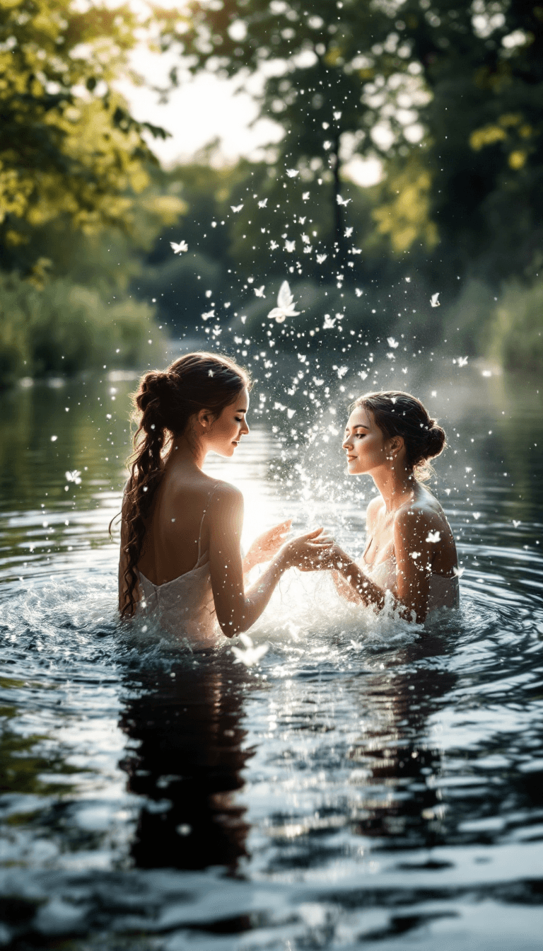 AI generated: Imagine yourself alone in a beautiful lake on a quiet summer morning; all you hear is the calming so...