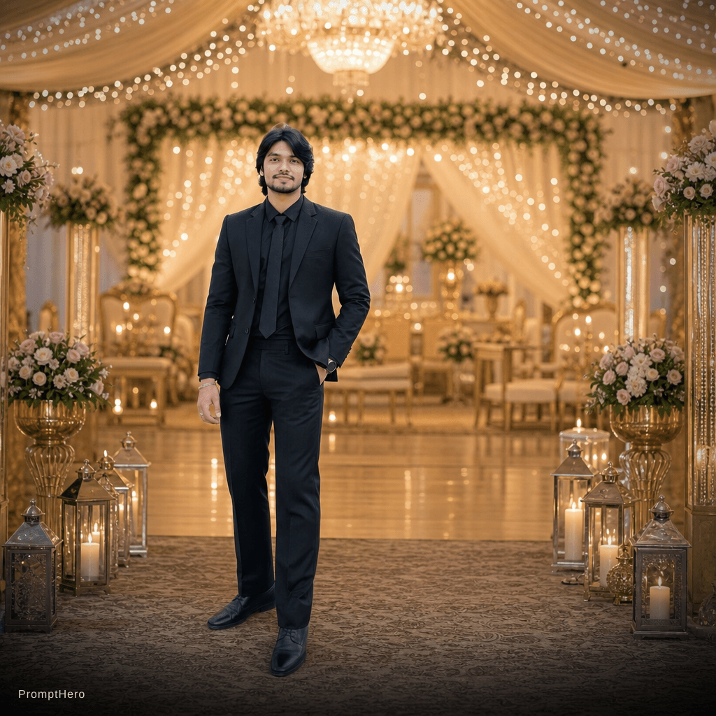 AI generated: change backgroud like a shaadii 