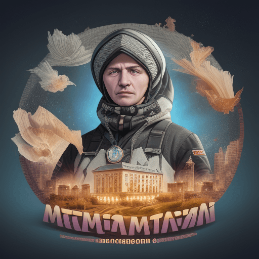 AI generated: змея кусающая свой хвост на фоне звезды давида в космосе 