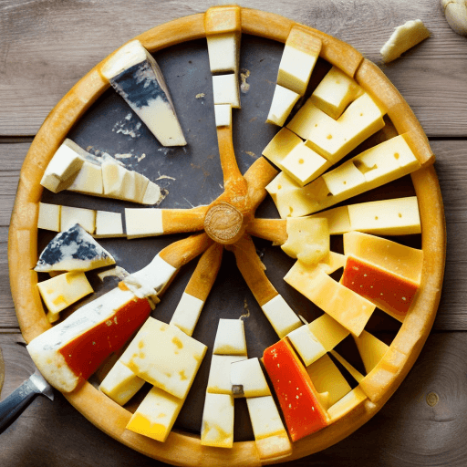 AI generated: Wheel of cheese