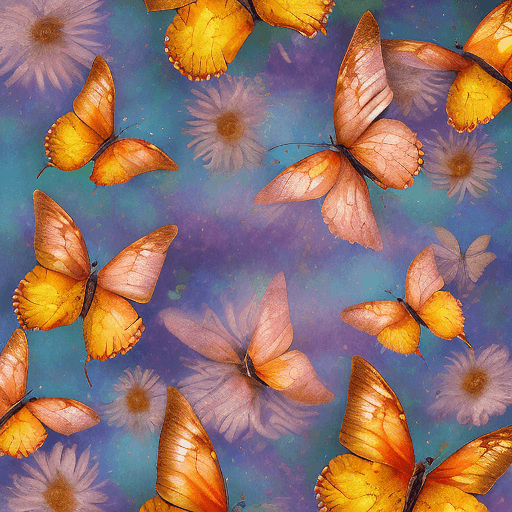 AI generated: High resolution photography three  ultra realistic photographic butterflies of different colors stop...