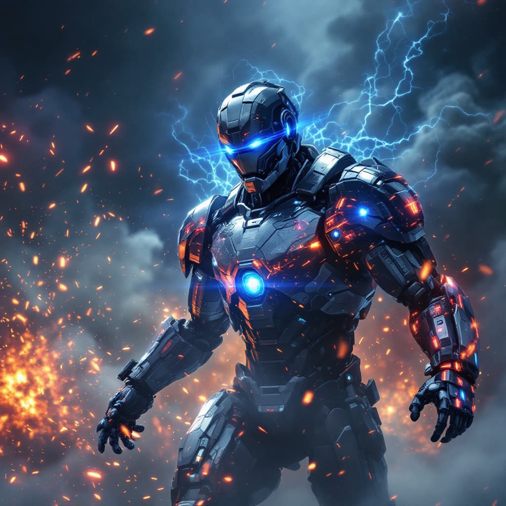 AI generated: Uribe de terminator