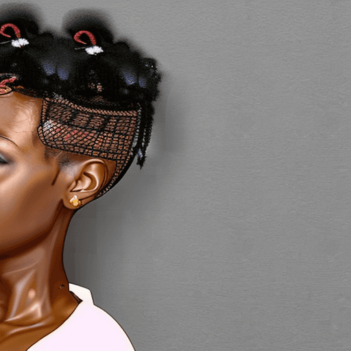 AI generated: norman rockwell art style, sexy, busty, gorgeous, curvy, stunning african, tiny lingerie, sexy pixie...