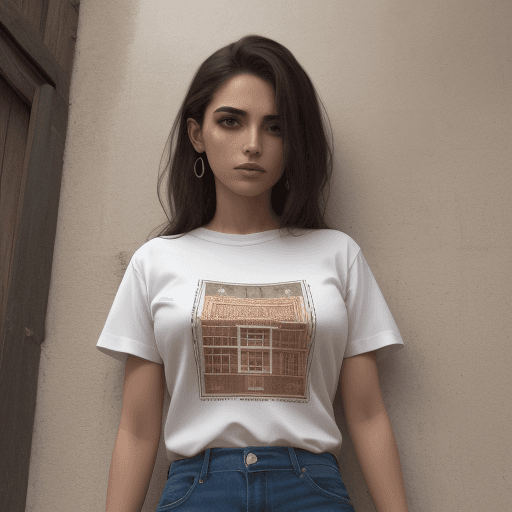 AI generated: ICONOS CULTURA MOCHE CAMISA

