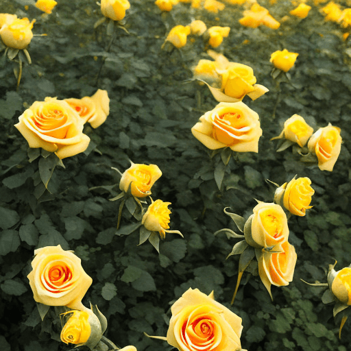 AI generated: Texas yellow rose