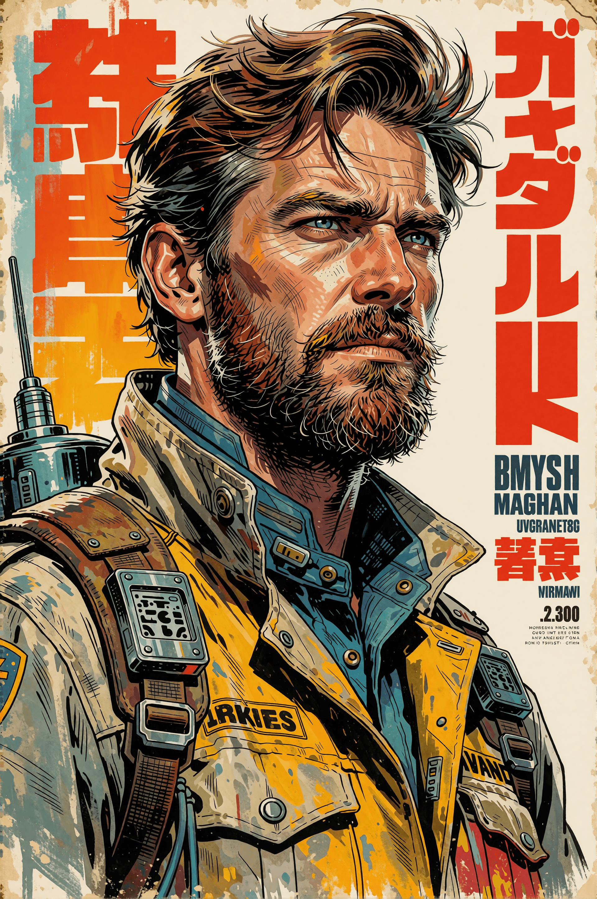 YFG Fonts - Japanese Manga Posters [Flux | Krea]