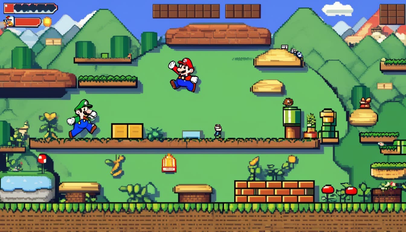 AI generated: a nintendo super mario bros bros bros bros bros bros bros bros bros bros bros bros bros bros, super ...