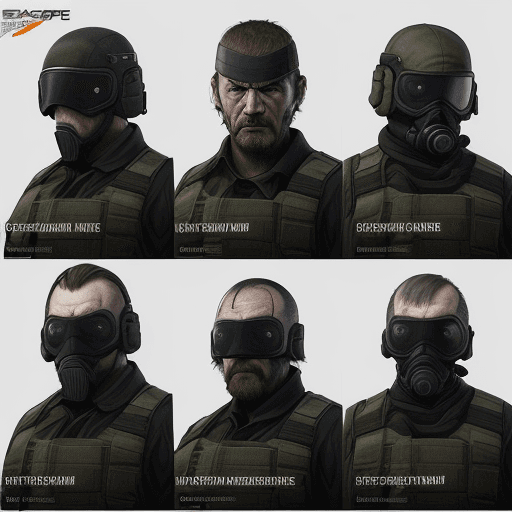 AI generated: Create a meme based on the game escape from tarkov. There are 3 PMC Operatives with different outfit...