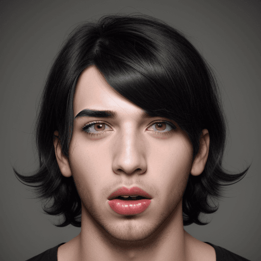 AI generated: Hot, male, mind control, hypnosis, brainwash, brainwashing, brainwashed, ahegao, 1boy, black_eyes, r...