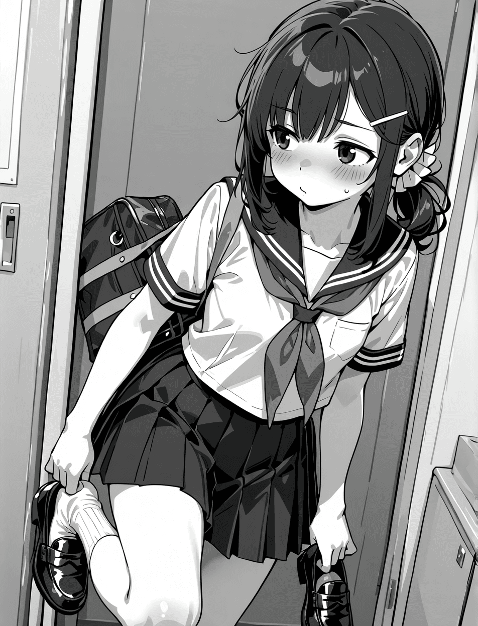 erotic [Mainichi Kenkou Seikatsu (Healthyman)] JC Shiori-chan, Kuzu Oji ni Kawareru