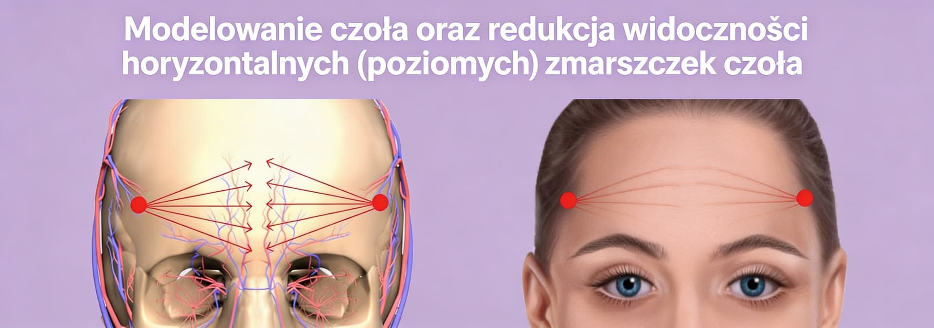 AI generated: Utwórz ilustrację podzieloną na dwie części w stylu medycznym lub kosmetycznym. Po lewej stronie pok...