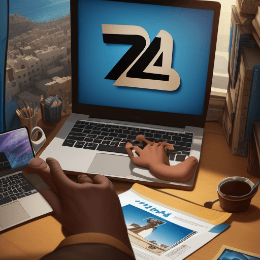 AI generated: 4K poster for a Pixar and Disney animated film called "Photoshop", released in 2024, about Israel, g...