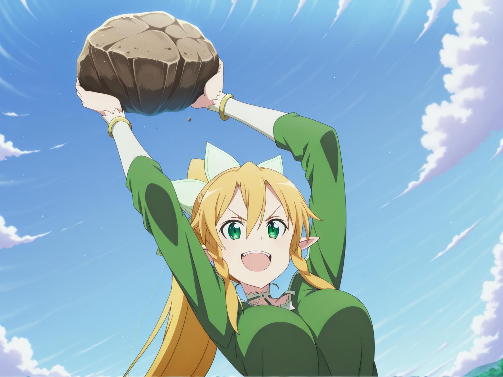 Alex The Lion Holding Rock - Poses