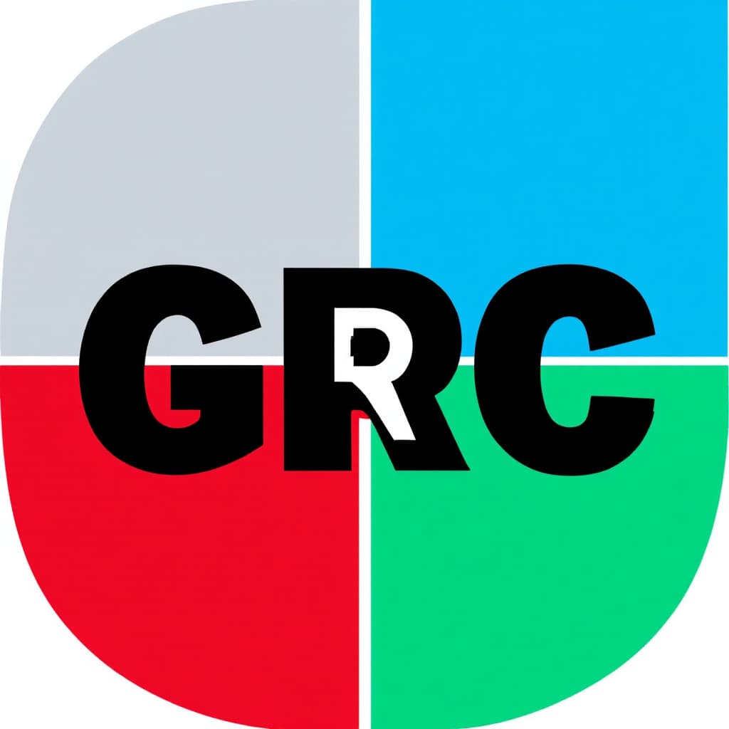 AI generated: the letters GRC, 